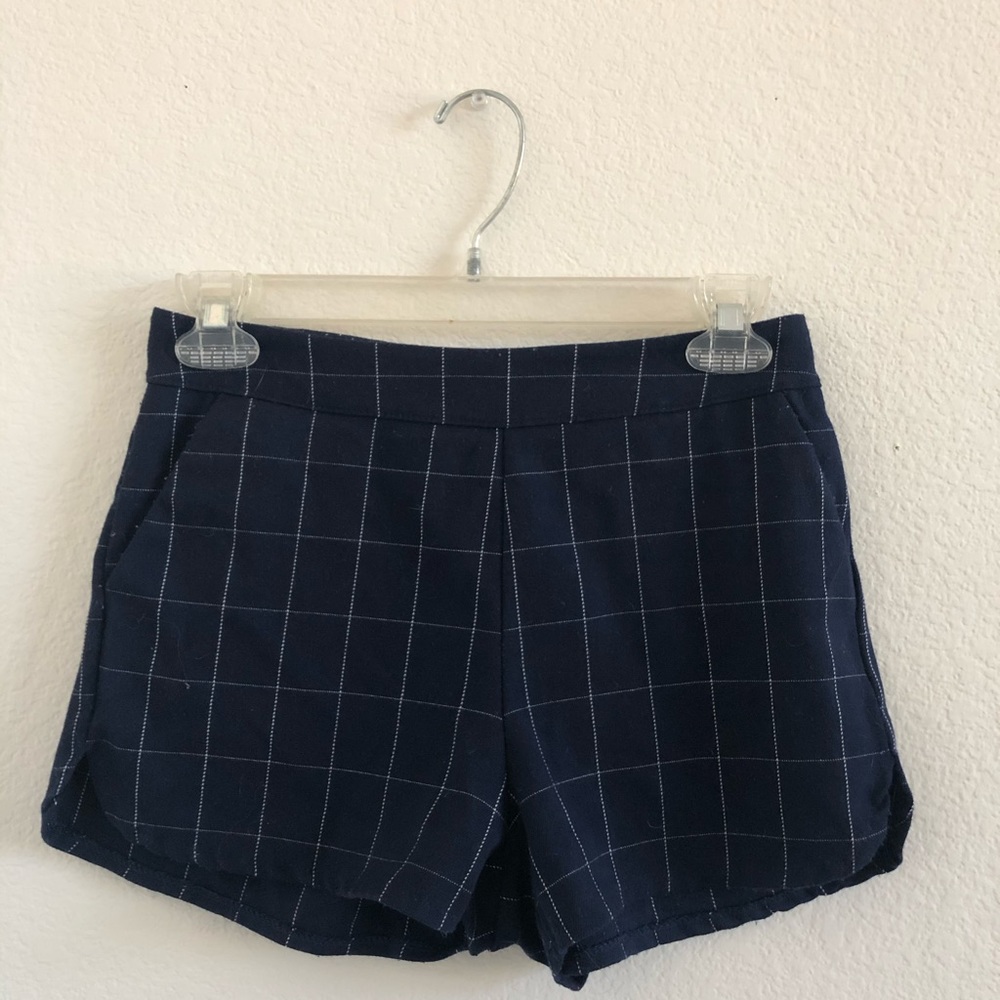 Plaid shorts
